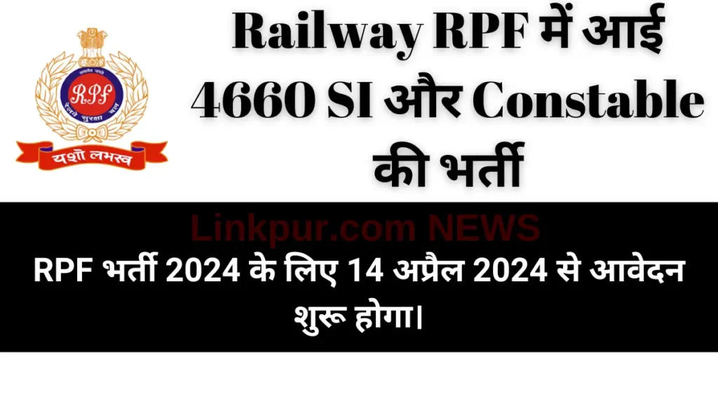 RPF Recruitment, RPF latest vacancy 2024